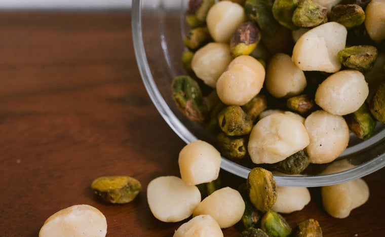 Organic Pistachio & Macadamia Nut Mix, Bathed in Sound Frequencies (Batch 1: Intuition)