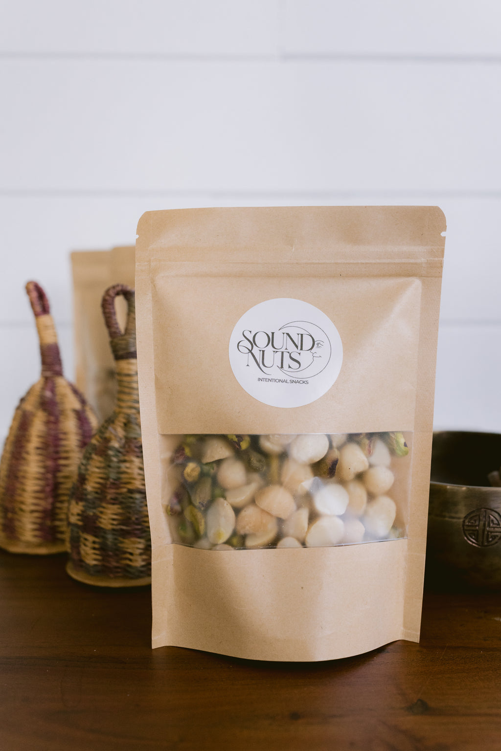 Organic Pistachio & Macadamia Nut Mix, Bathed in Sound Frequencies (Batch 2: Plan & Focus)