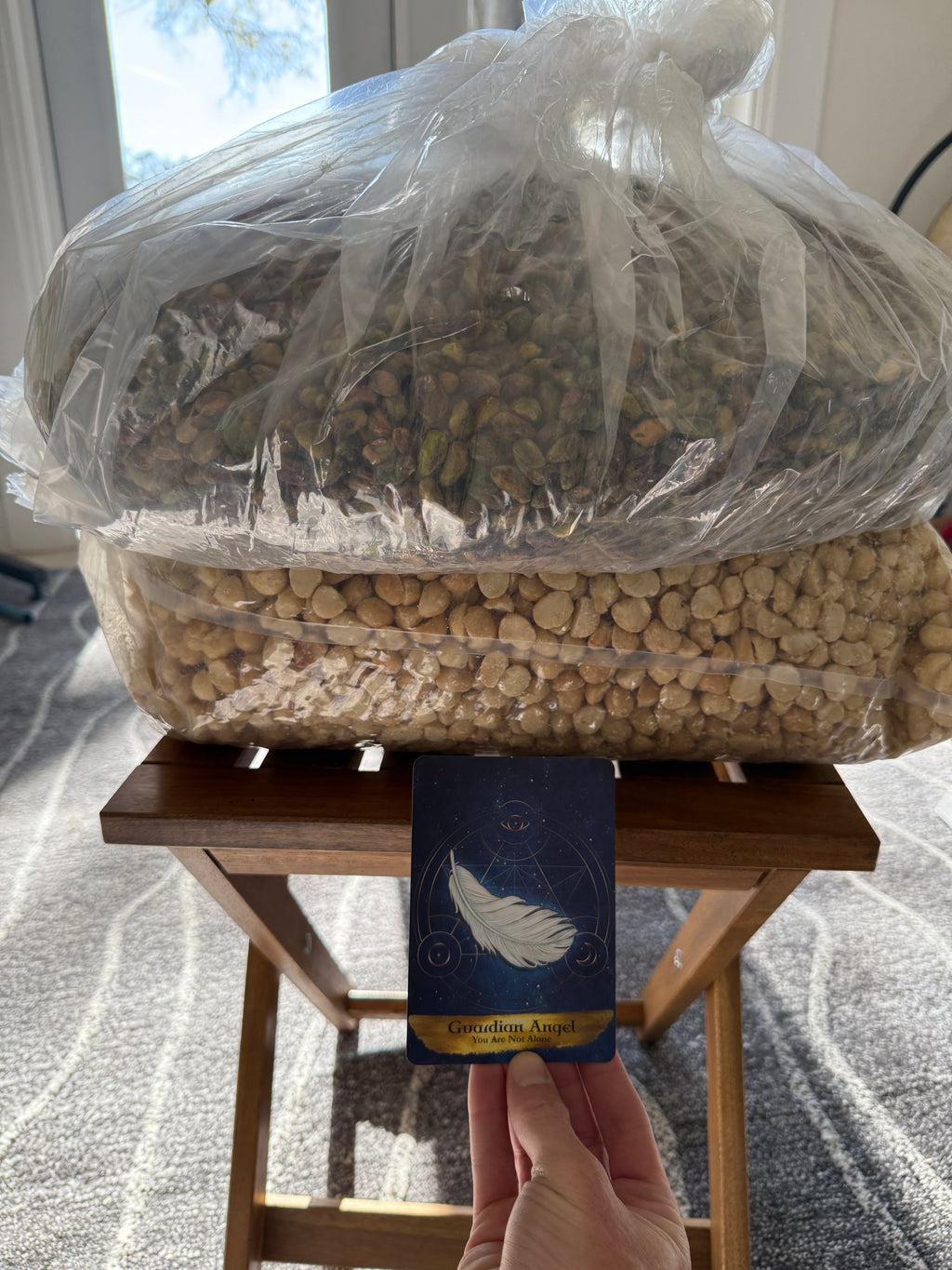 Organic Pistachio & Macadamia Nut Mix, Bathed in Sound Frequencies (Batch 3: Support & Guidance)