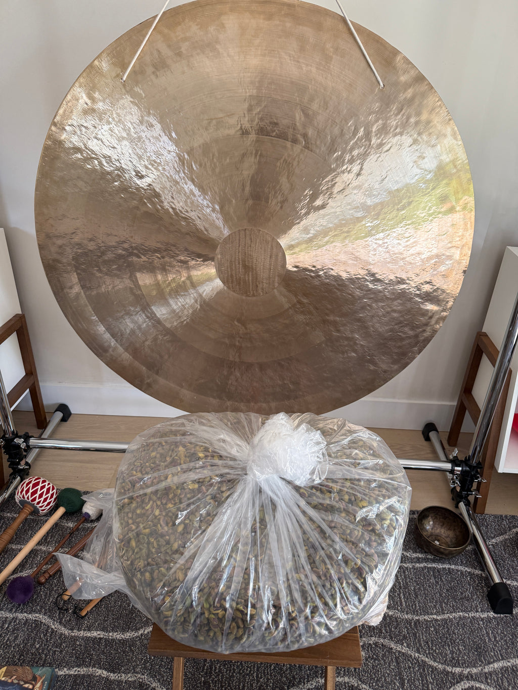 Organic Pistachio & Macadamia Nut Mix, Bathed in Sound Frequencies