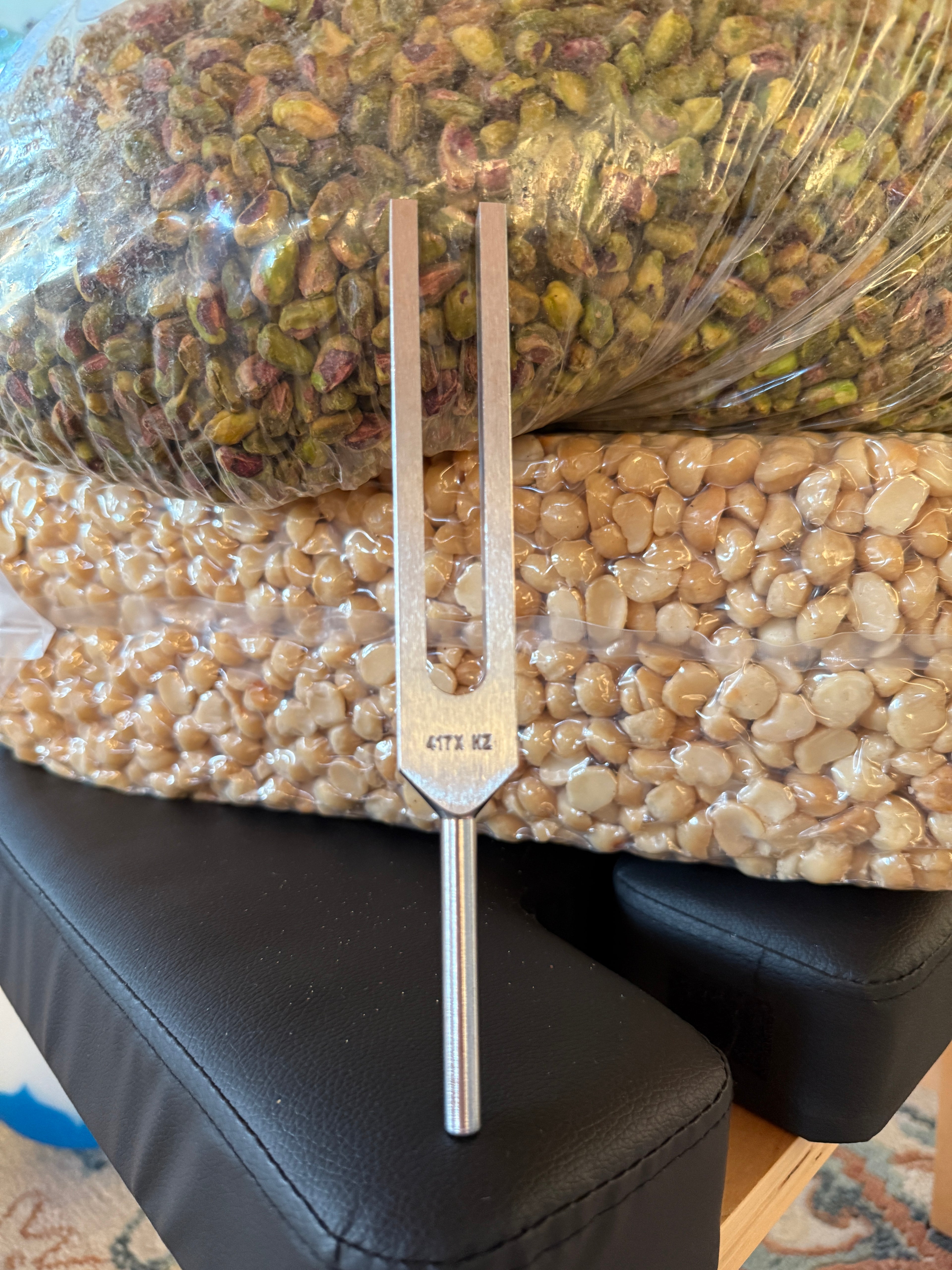 Organic Pistachio & Macadamia Nut Mix, Bathed in Sound Frequencies (Batch 1: Intuition)